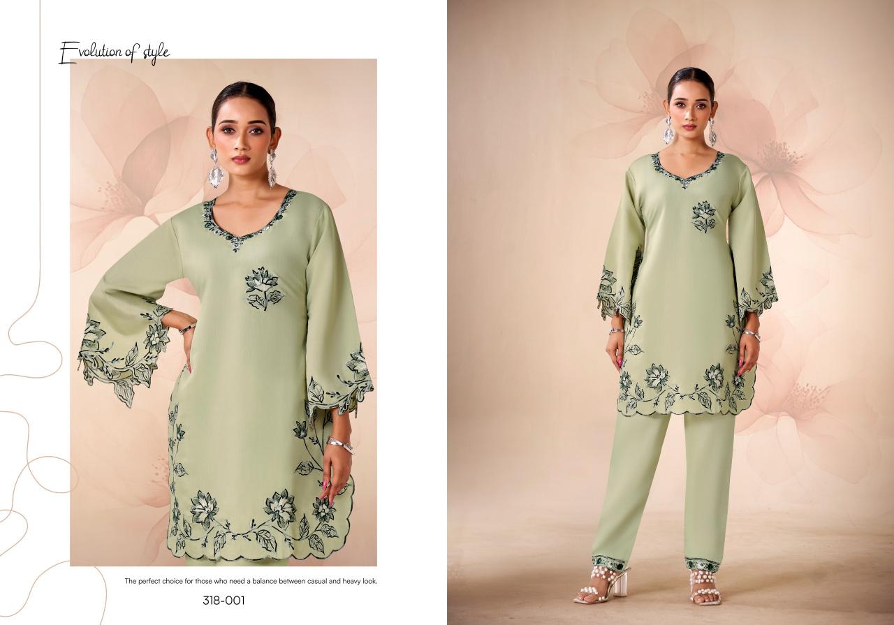 Gulrez Amira catalog co ord set manufacturers in surat