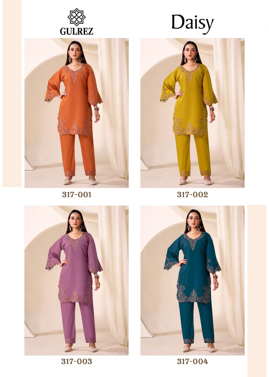 Gulrez Daisy catalog co ord sets wholesale delhi