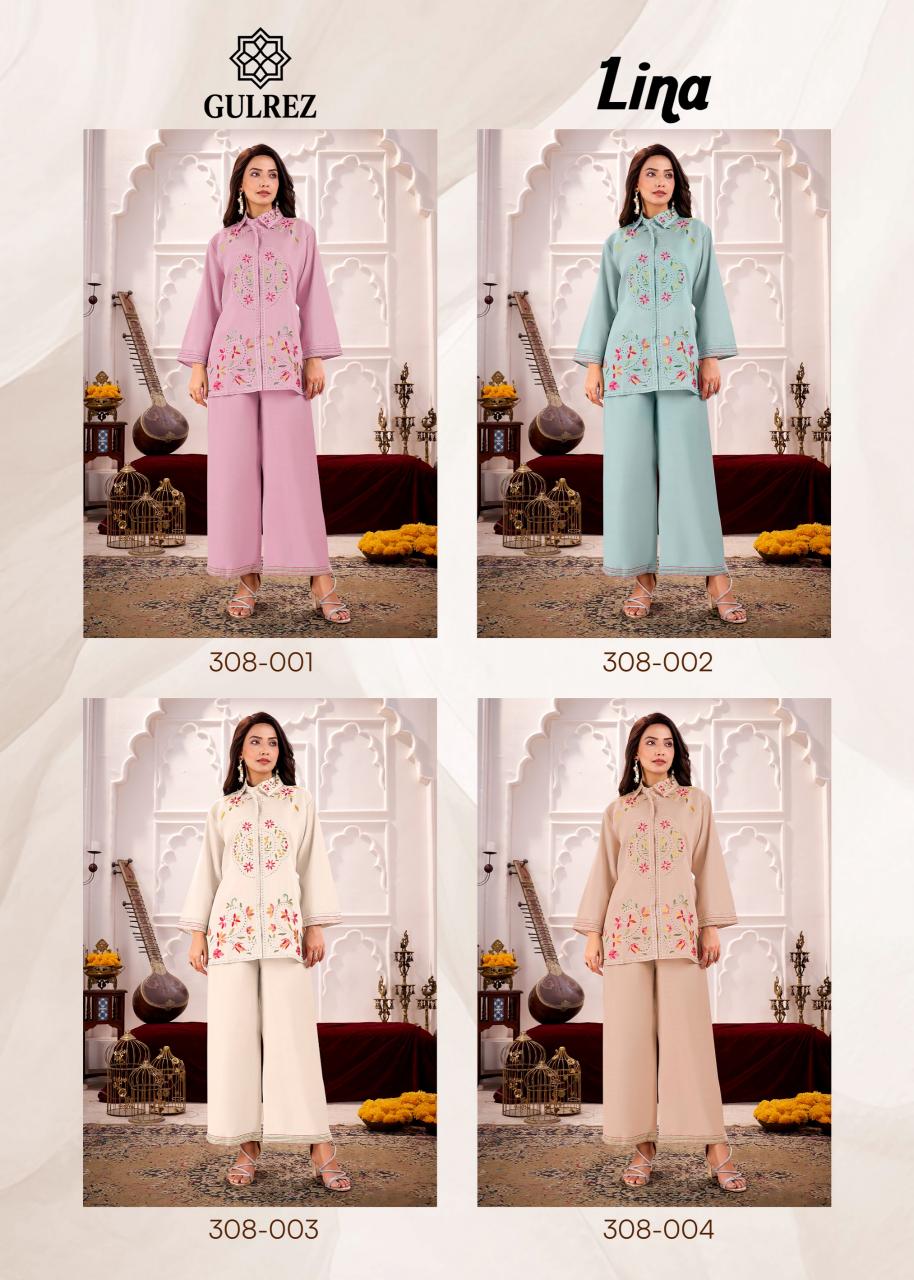 Gulrez Lina catalog co ord sets wholesale delhi