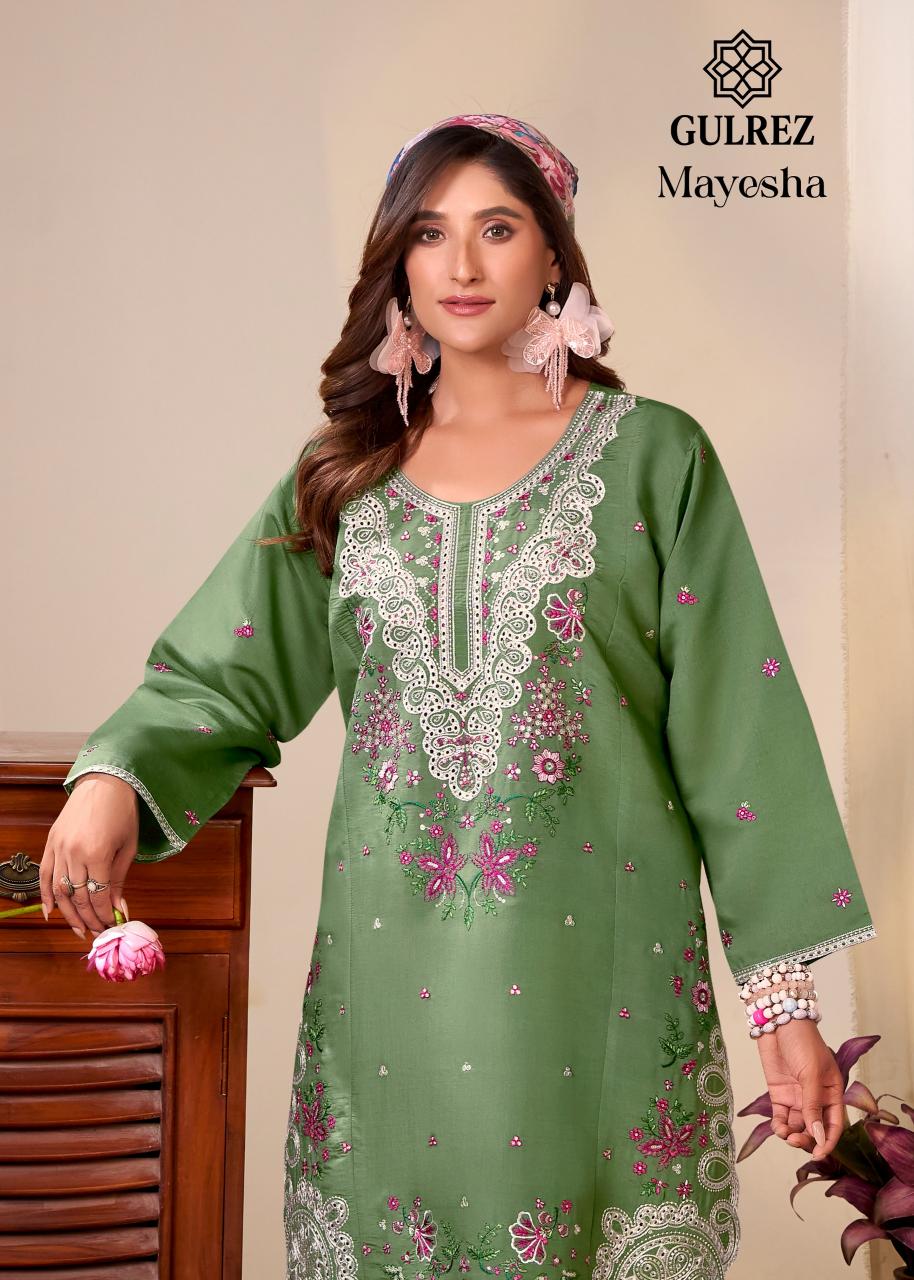 Gulrez Mayesha cord set wholesaler in surat