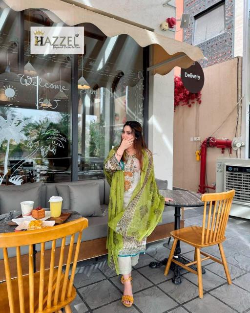 Hazzel 0343 catalog pakistani suits wholesale surat