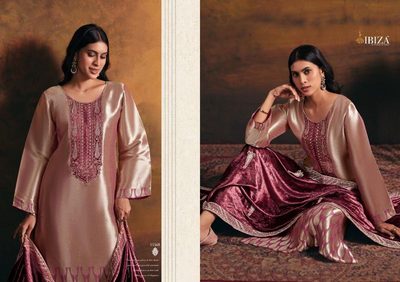 Ibiza Gajari Imrozia catalog designer salwar kameez wholesale in surat