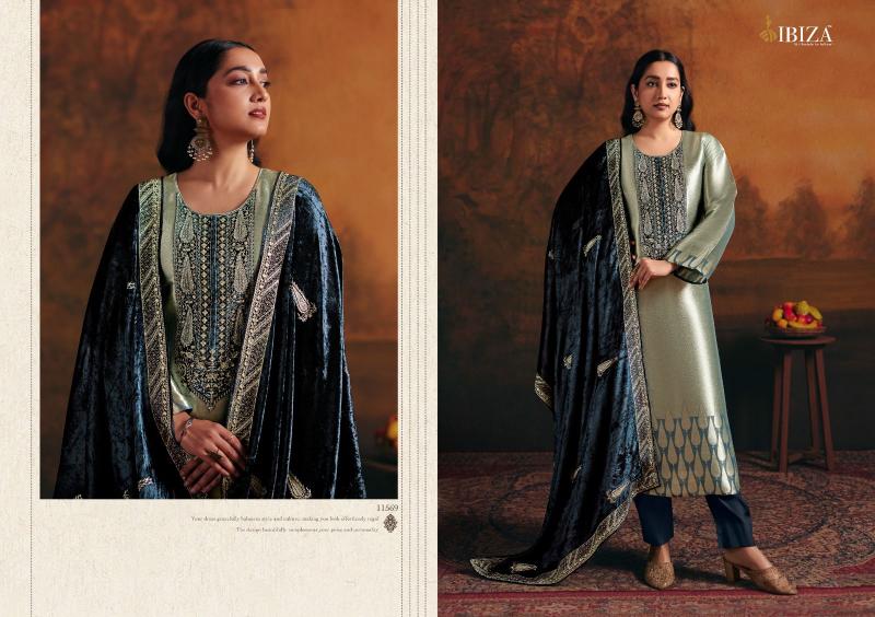 Ibiza Gajari Imrozia catalog designer salwar kameez wholesale in surat