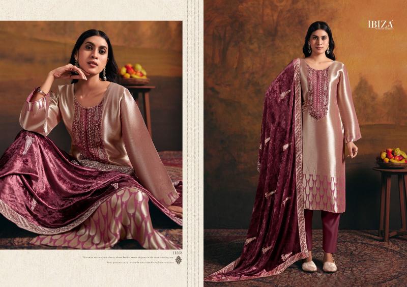 Ibiza Gajari Imrozia catalog designer salwar kameez wholesale in surat