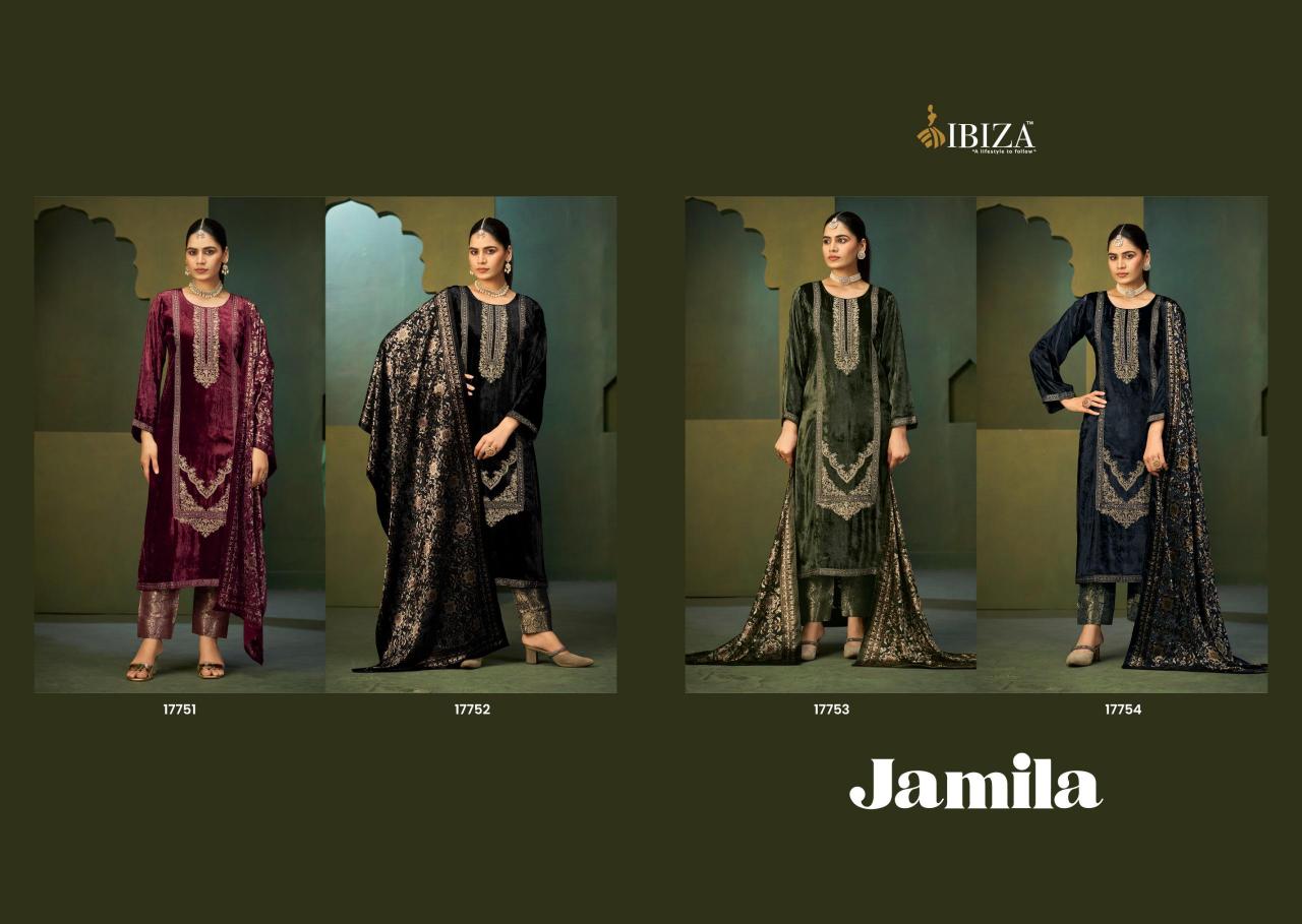 Ibiza Jamila catalog unstitched salwar kameez wholesalers in delhi