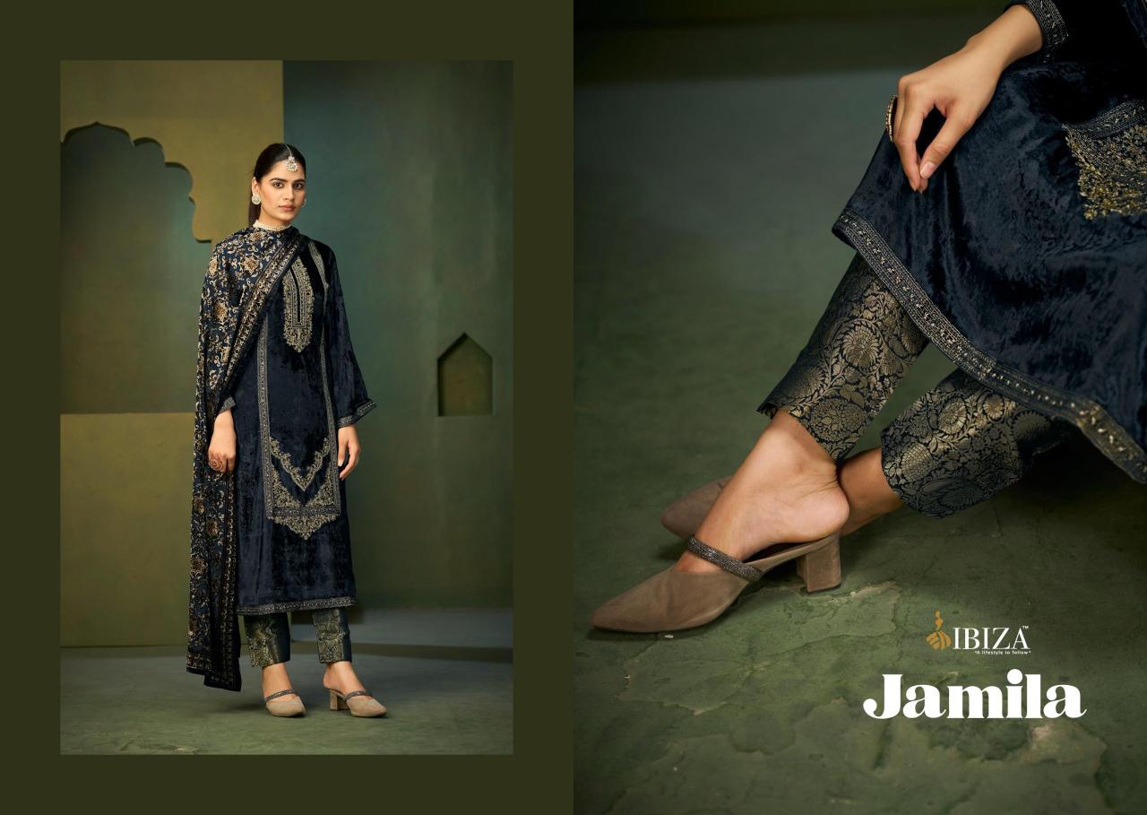 Ibiza Jamila catalog unstitched salwar kameez wholesalers in delhi