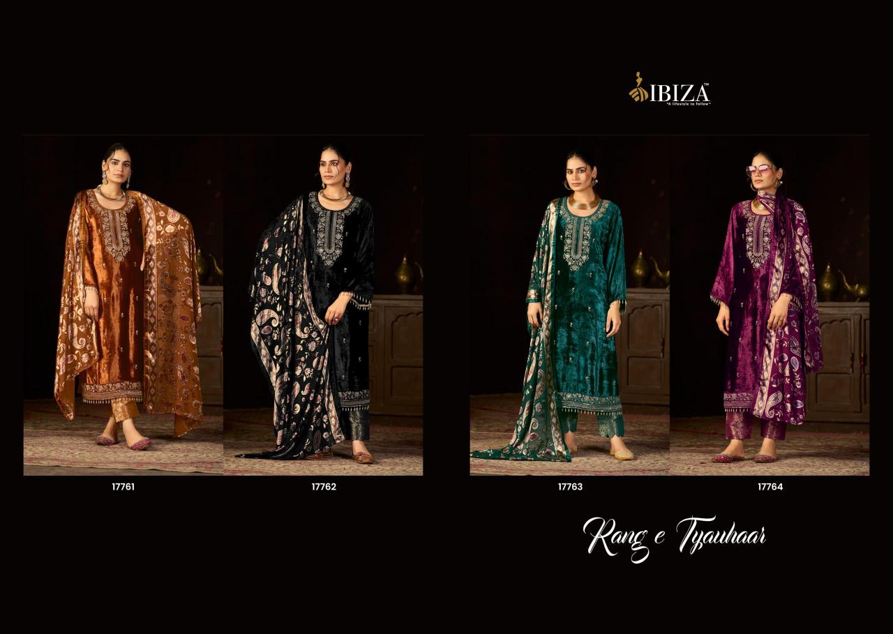 Ibiza Rang E Tyauhaar catalog best wholesale salwar kameez market