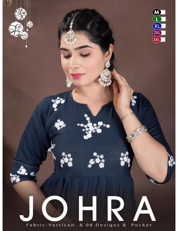 JLF Johra catalog wholesale kurtis in gujarat