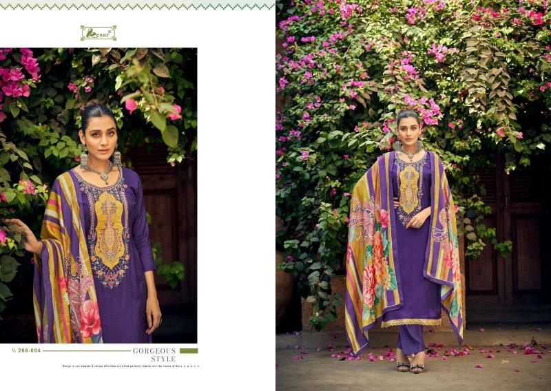 Kesar The Eknoor Choice catalog wholesale dress materials from surat mills