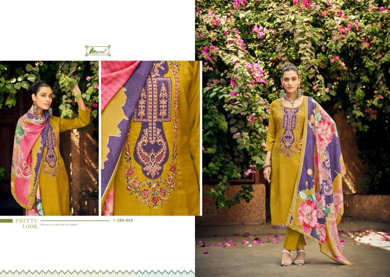 Kesar The Eknoor Choice catalog wholesale dress materials from surat mills
