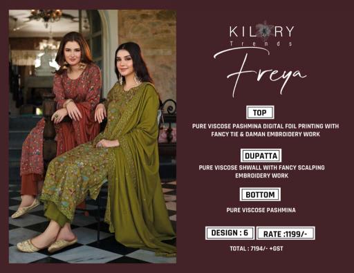 Kilory Freya catalog wholesale market of salwar kameez in kolkata
