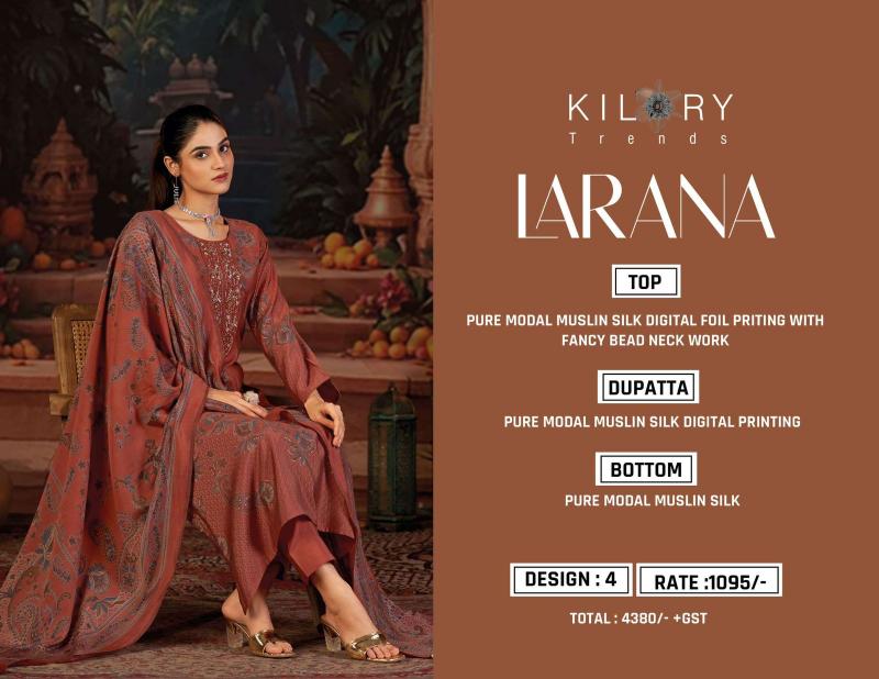 Kilory Larana catalog surat designer salwar kameez