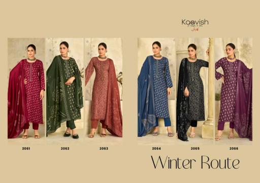 Kilory Winter Route catalog wholesale unstitched salwar kameez material