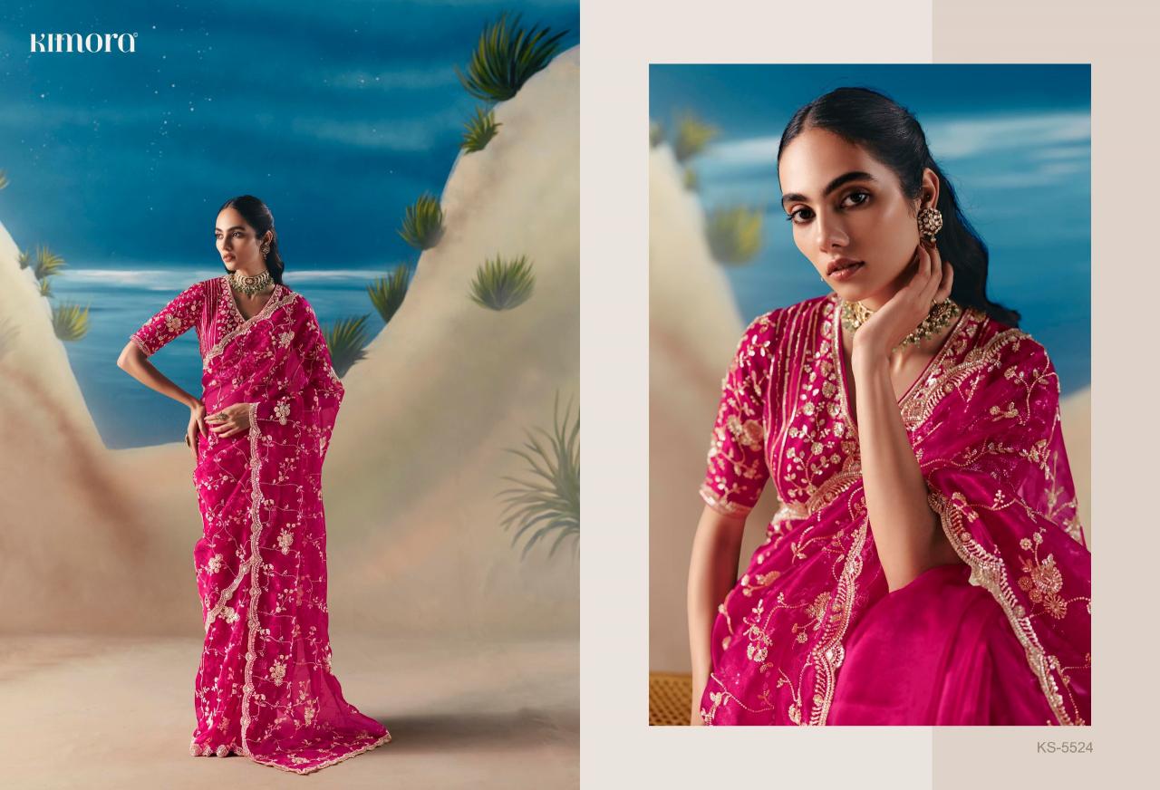 Kimora Chandani catalog fancy sarees wholesale in surat