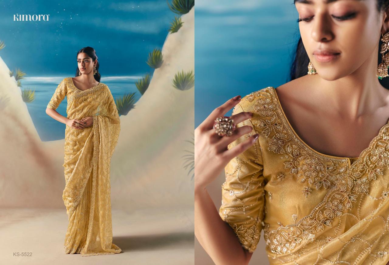 Kimora Chandani catalog fancy sarees wholesale in surat