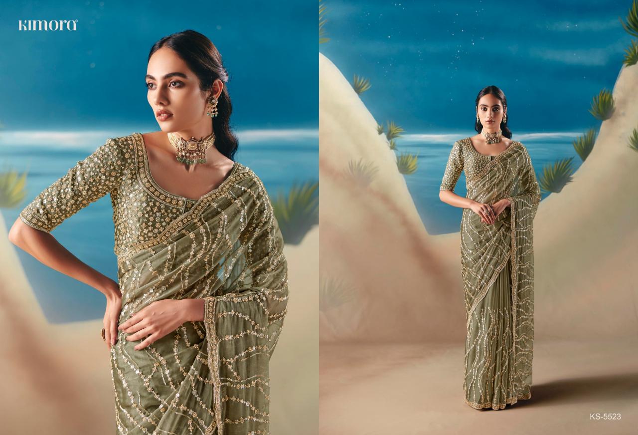 Kimora Chandani catalog fancy sarees wholesale in surat