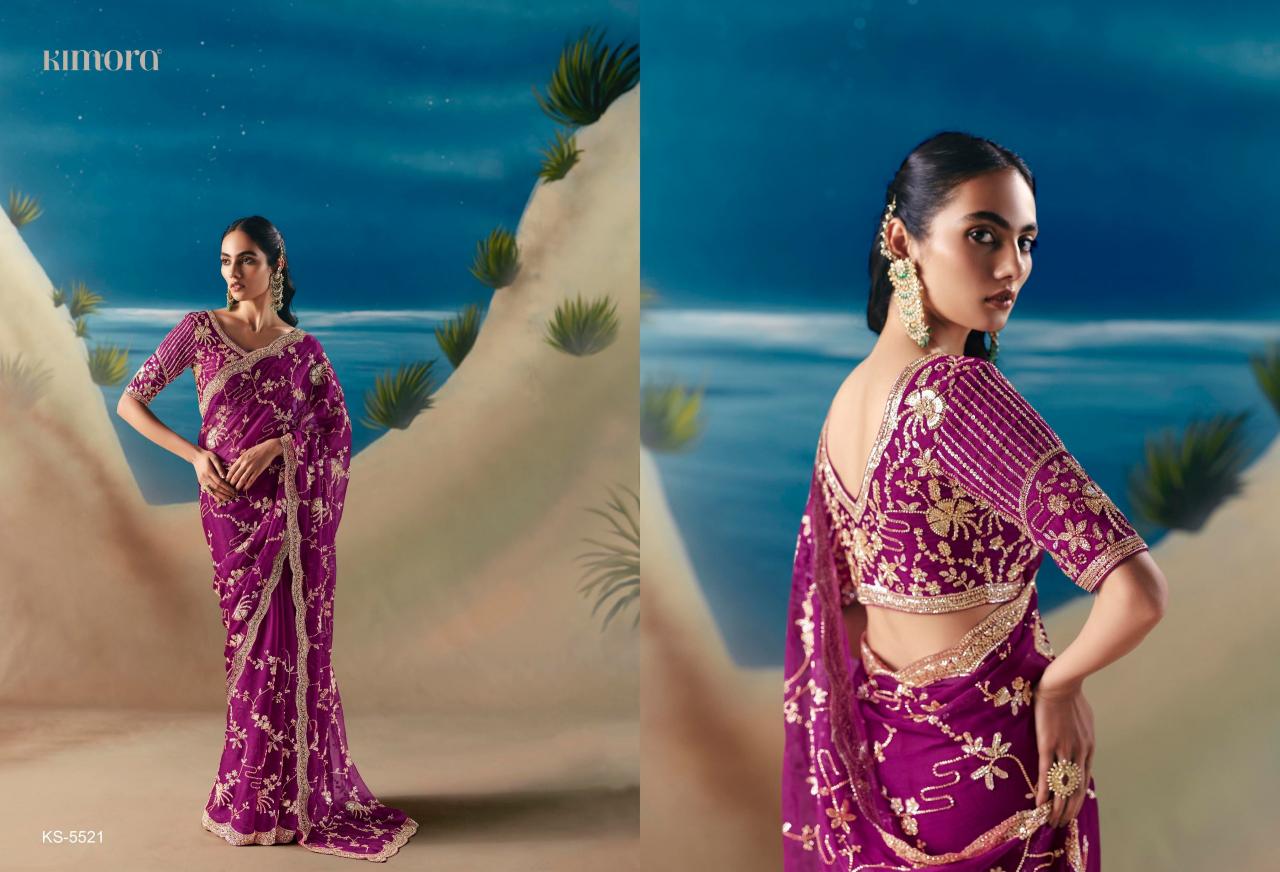 Kimora Chandani catalog fancy sarees wholesale in surat