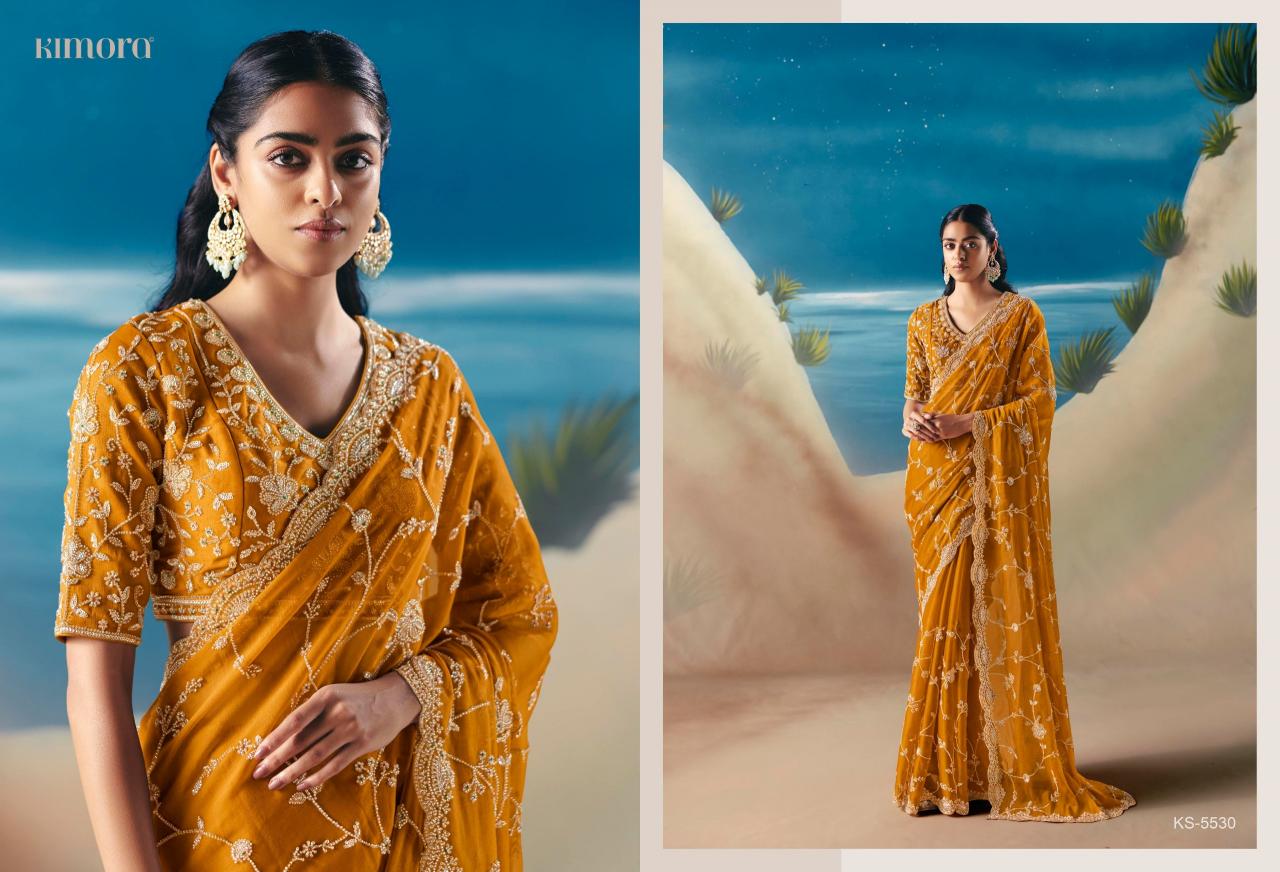 Kimora Chandani catalog fancy sarees wholesale in surat