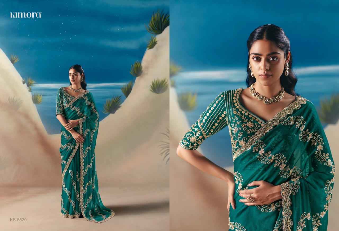 Kimora Chandani catalog fancy sarees wholesale in surat