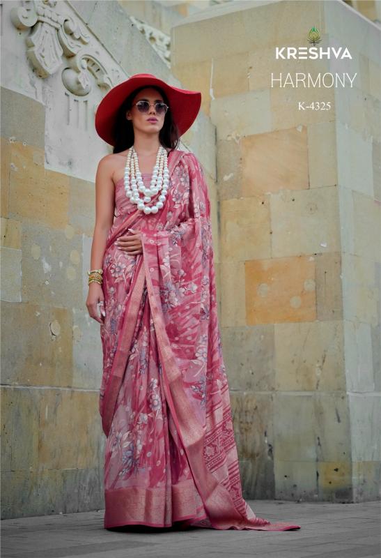 Kreshva Harmony catalog surat saree market wholesale low price list