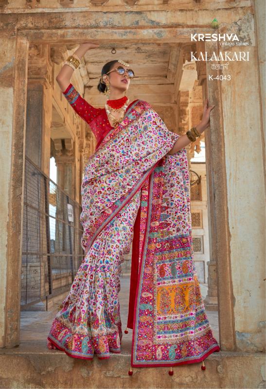 Kreshva Kalaakari catalog sarees wholesalers surat, gujarat