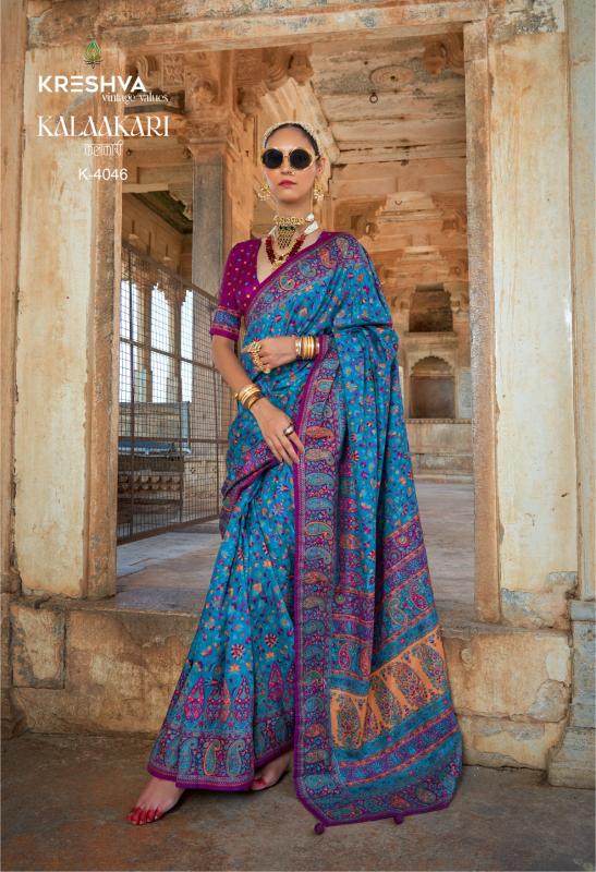 Kreshva Kalaakari catalog sarees wholesalers surat, gujarat
