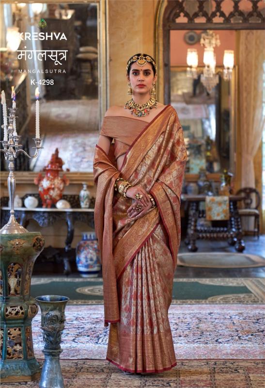Kreshva Mangalsutra catalog wholesale saree surat market