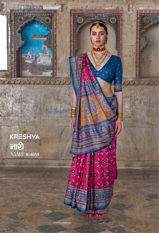 Kreshva Naari catalog saree wholesaler surat