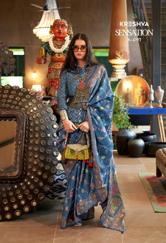 Kreshva Sensation catalog saree wholesalers in surat