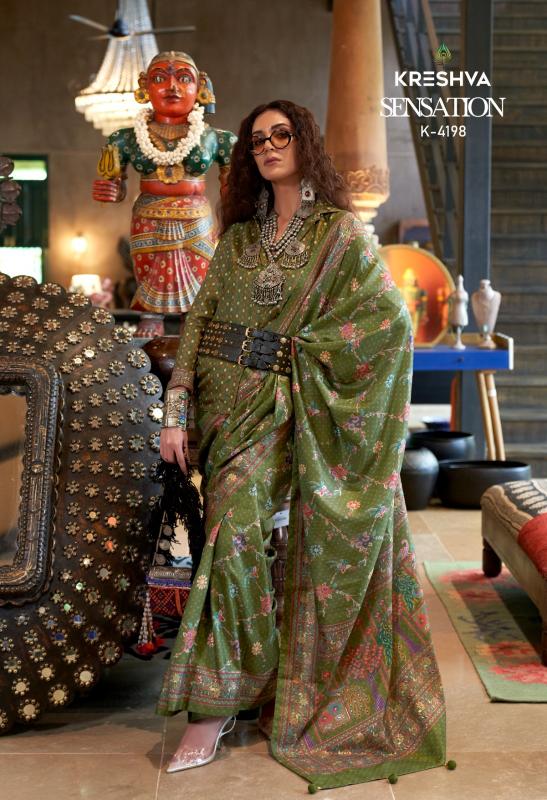 Kreshva Sensation catalog saree wholesalers in surat