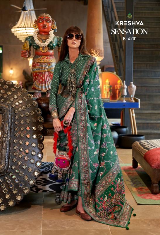 Kreshva Sensation catalog saree wholesalers in surat