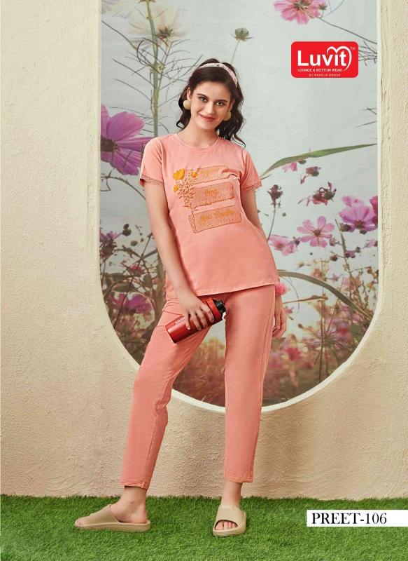 Luvit Preet catalog latest nighty dress