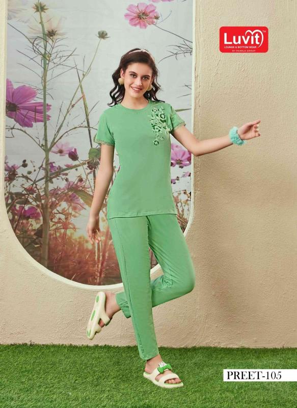 Luvit Preet catalog latest nighty dress