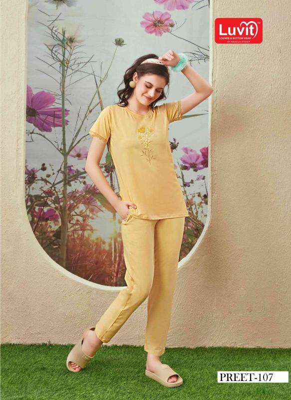 Luvit Preet catalog latest nighty dress