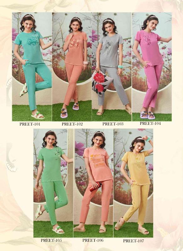 Luvit Preet catalog latest nighty dress