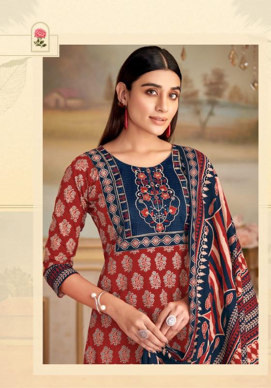 Mayur Ajarakh Vol-9 – Kurti Pant With Dupatta - Wholesale Catalog