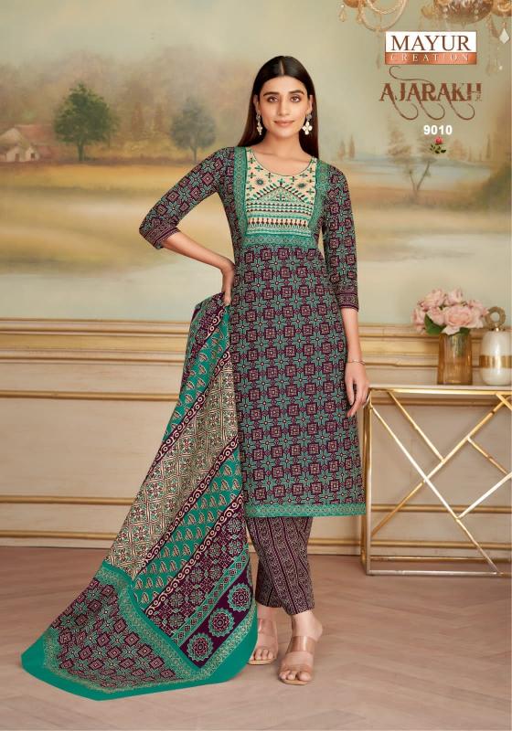 Mayur Ajarakh Vol-9 – Kurti Pant With Dupatta - Wholesale Catalog