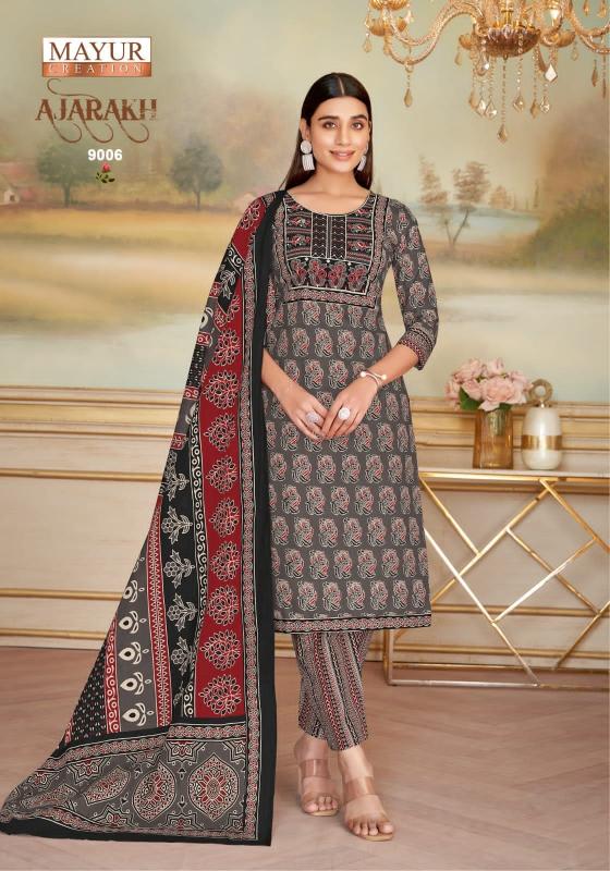 Mayur Ajarakh Vol-9 – Kurti Pant With Dupatta - Wholesale Catalog