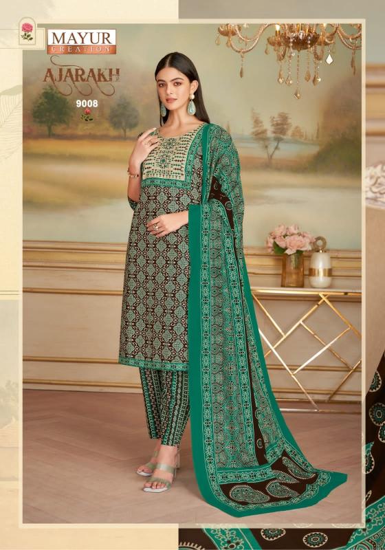 Mayur Ajarakh Vol-9 – Kurti Pant With Dupatta - Wholesale Catalog