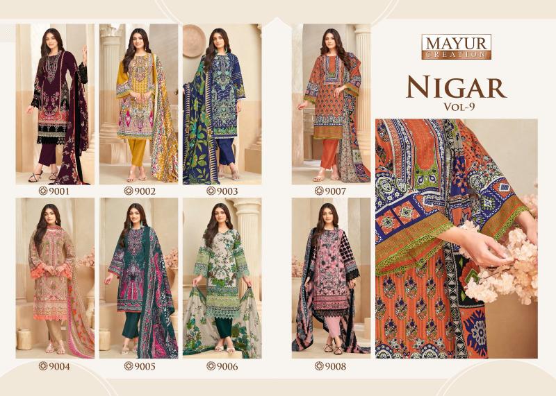 Mayur Nigar Vol-9 catalog wholesale dress materials in kottayam