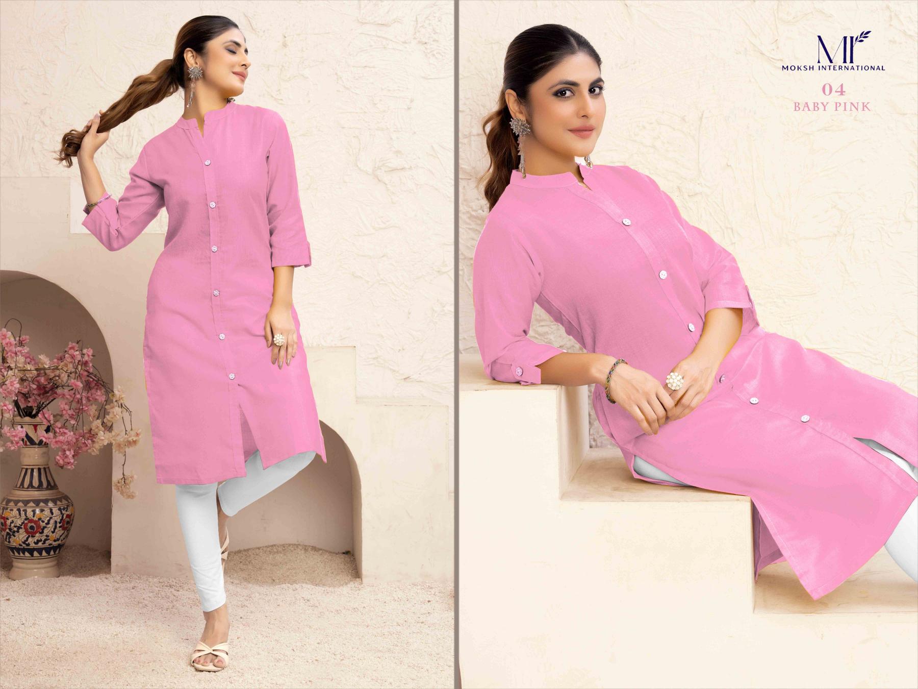 Moksh International Neer vol 1 catalog jaipuri kurti wholesale