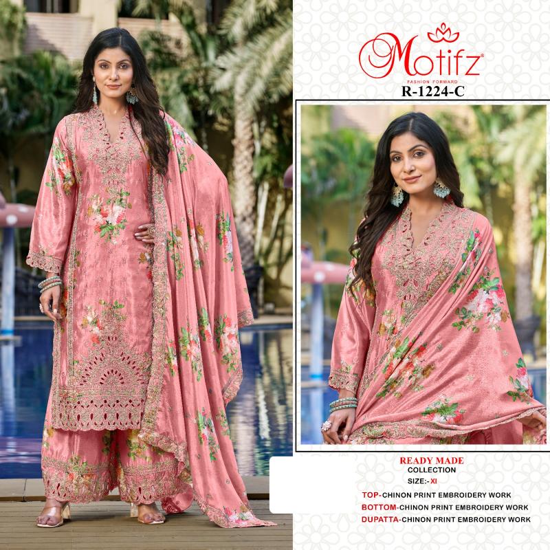 Motifz 1224 catalog pakistani wholesale suits delhi