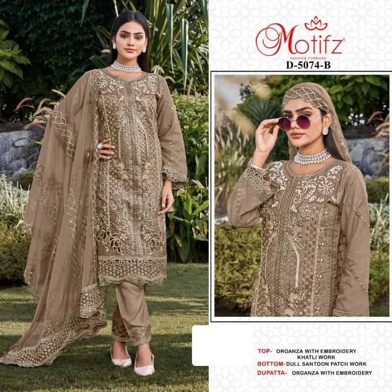 Motifz 5074 catalog wholesale pakistani suits