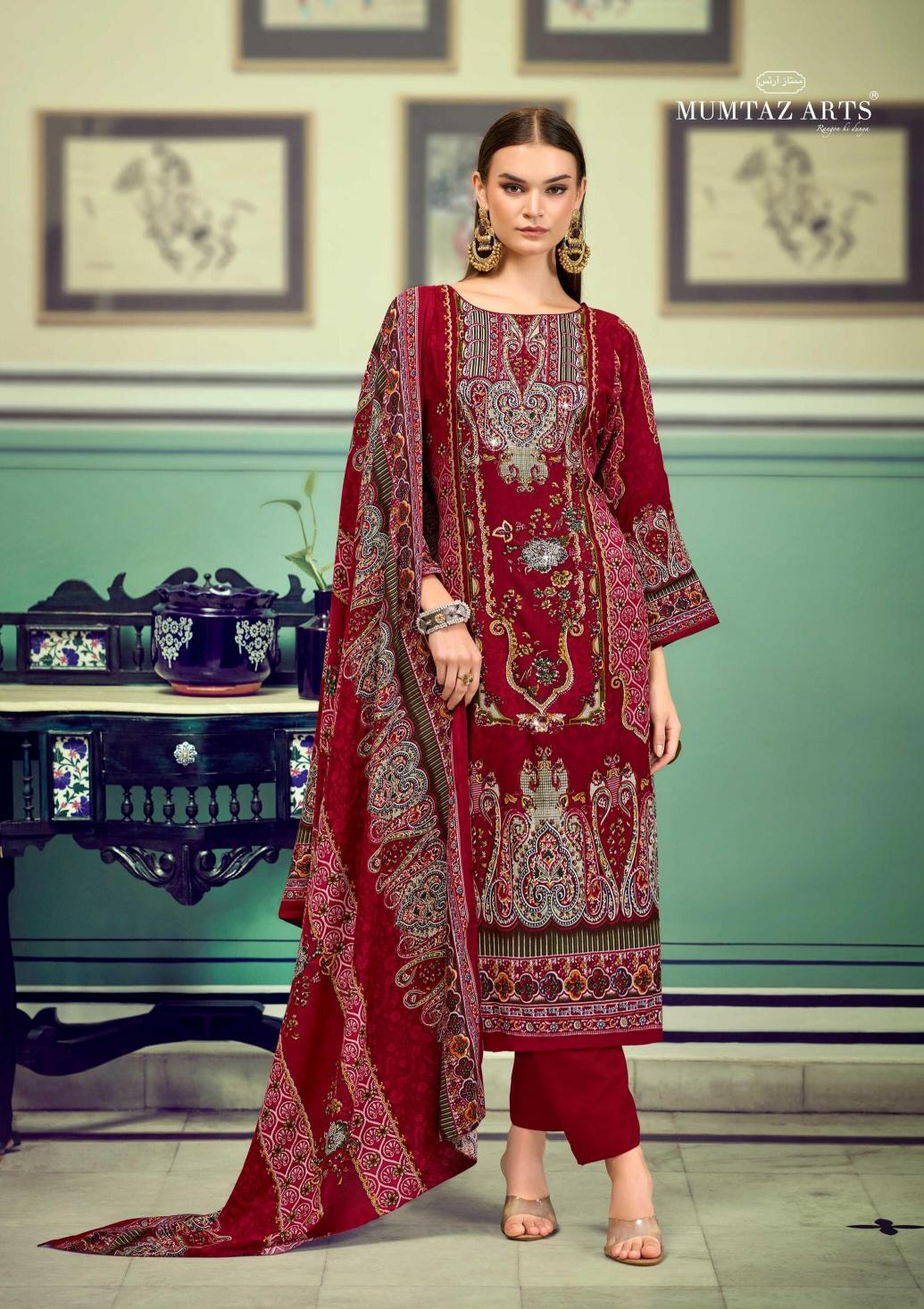 Mumtaz Arts Aashvika catalog dress material wholesale in hyderabad telangana india