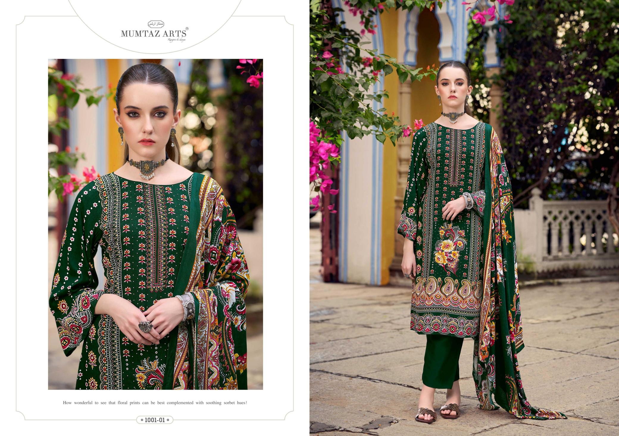 Mumtaz Arts Aashvika catalog dress material wholesale in hyderabad telangana india