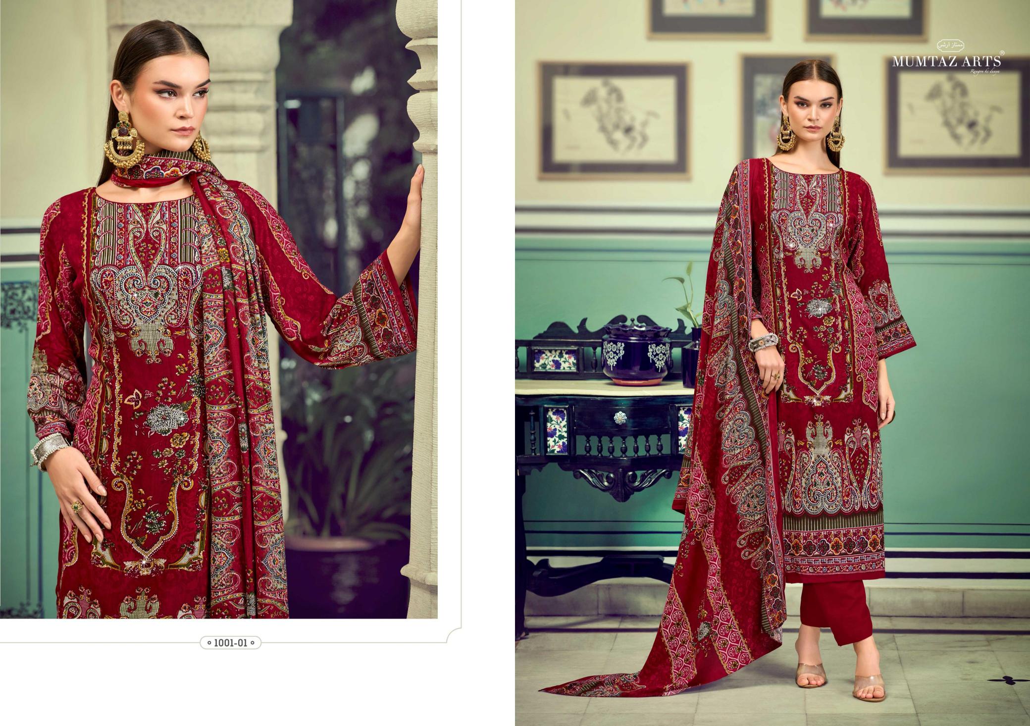 Mumtaz Arts Aashvika catalog dress material wholesale in hyderabad telangana india