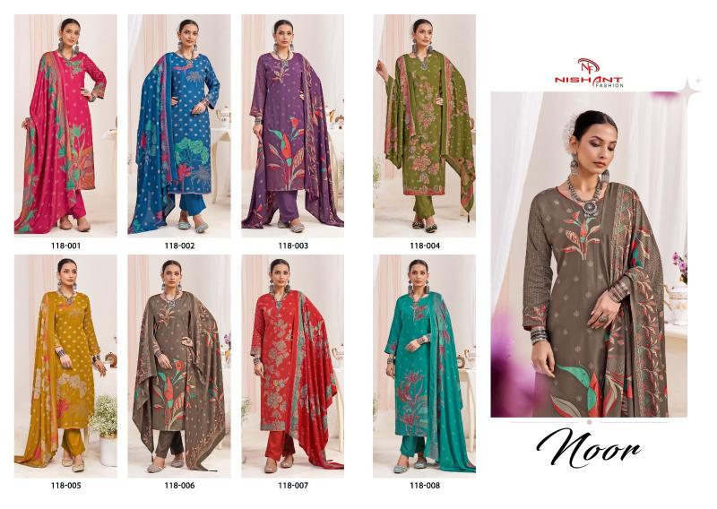 Nishant Noor catalog bengali dress material wholesale