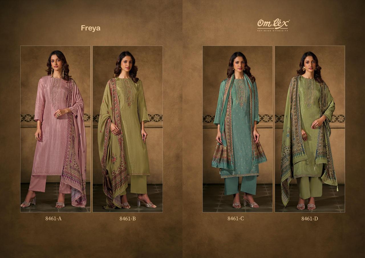 Omtex Freya catalog salwar kameez fabric wholesale