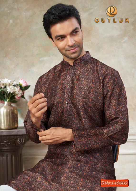 Outluk Vol 140 catalog mens kurta manufacturers in surat