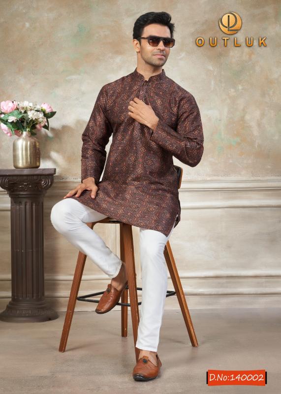 Outluk Vol 140 catalog mens kurta manufacturers in surat